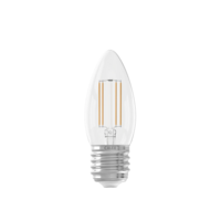 thumb-Kaars B35 Helder Straight filament 220-240V 4.5W 470lm 2700K E27 Dimbaar met LED dimmer-3