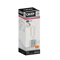 thumb-Kaars B35 Helder Straight filament 220-240V 4.5W 470lm 2700K E27 Dimbaar met LED dimmer-1