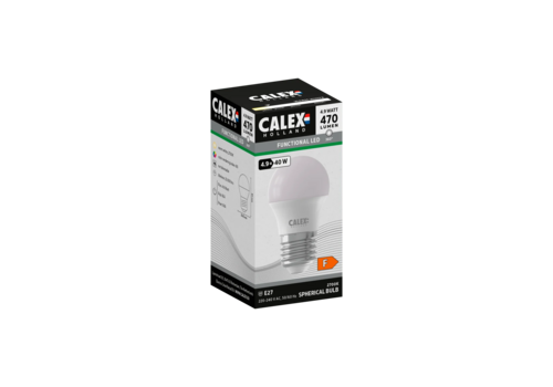  Calex Kogel P45 SMD 220-240V 4.9W 470lm 2700K E27 niet dimbaar 