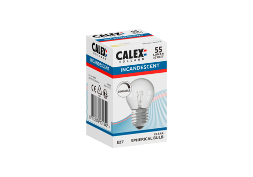  Calex Kogellamp 220-240V 10W 55lm E27 helder 2700K 