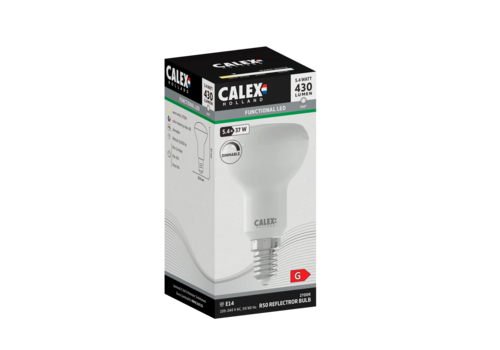  Calex R50 Reflector SMD 220-240V 5.4W 430lm 2700K E14 Dimbaar met LED dimmer 