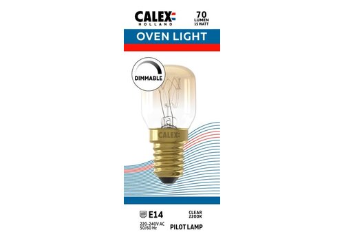  Calex Ovenlamp 220-240V 15W E14 300°C T22 2200K 