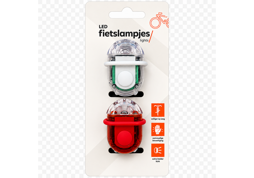  BWL Fietslamp LED Display  - 84 setjes per display 