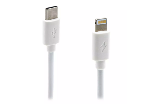  A-DAPT Laadkabel USB-C > 8-pins 2m wit 