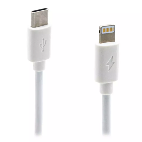  A-DAPT Laadkabel USB-C > 8-pins 2m wit 