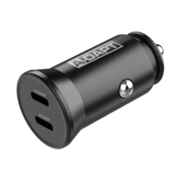thumb-Autolader 2x USB-C Power Delivery 40W Zwart-1