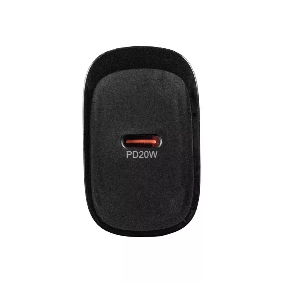 Thuislader 20W 1x USB-C PD Zwart-2