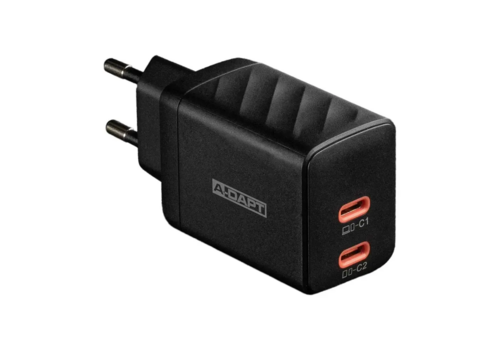  A-DAPT Thuislader 45W 2x USB-C PD Zwart 
