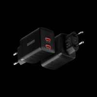 thumb-Thuislader 45W 2x USB-C PD Zwart-4