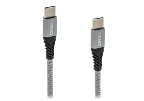  A-DAPT Data en Laadkabel USB-C > USB-C 0.5m PRO Grijs 