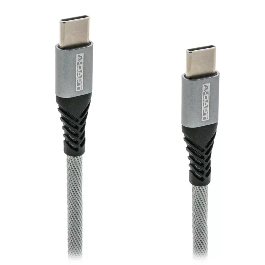 Data en Laadkabel USB-C > USB-C 0.5m PRO Grijs-1