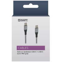 thumb-Data en Laadkabel USB-C > USB-C 0.5m PRO Grijs-2