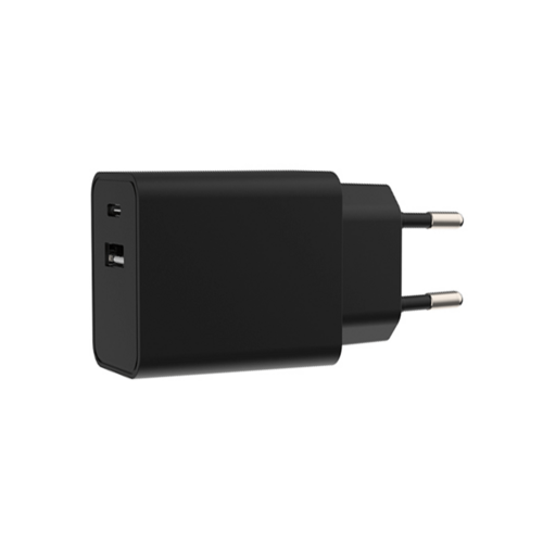  GHM USB Adapter 20W 1x USB-A + 1x USB-C Zwart 