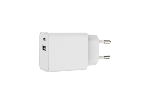  GHM USB Adapter 20W 1x USB-A + 1x USB-C Wit 