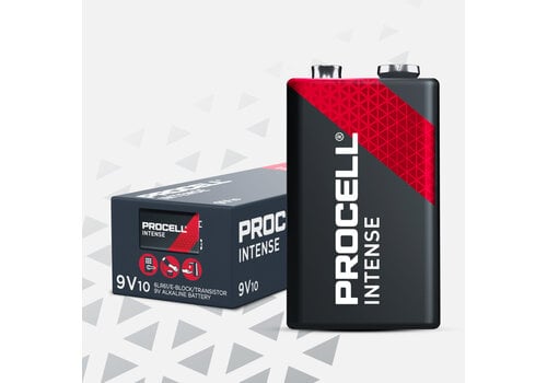  Procell 9V Intense Alkaline 10 pack 