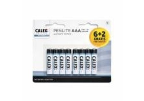  Calex Alkaline penlite LR03/AAA 1,5V blister 8 stuks 