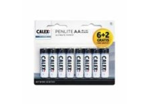  Calex Alkaline penlite LR6/AA 1,5V blister 8 stuks 