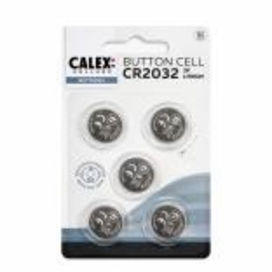 Knoopcel Lithium CR2032 3V, blister 5 stuks-1