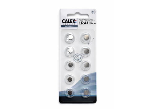  Calex Knoopcel LR41 1,5V Ø7,9x3,6mm, blister 10 st 