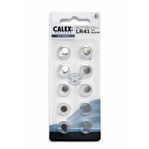 Calex Knoopcel LR41 1,5V Ø7,9x3,6mm, blister 10 st 
