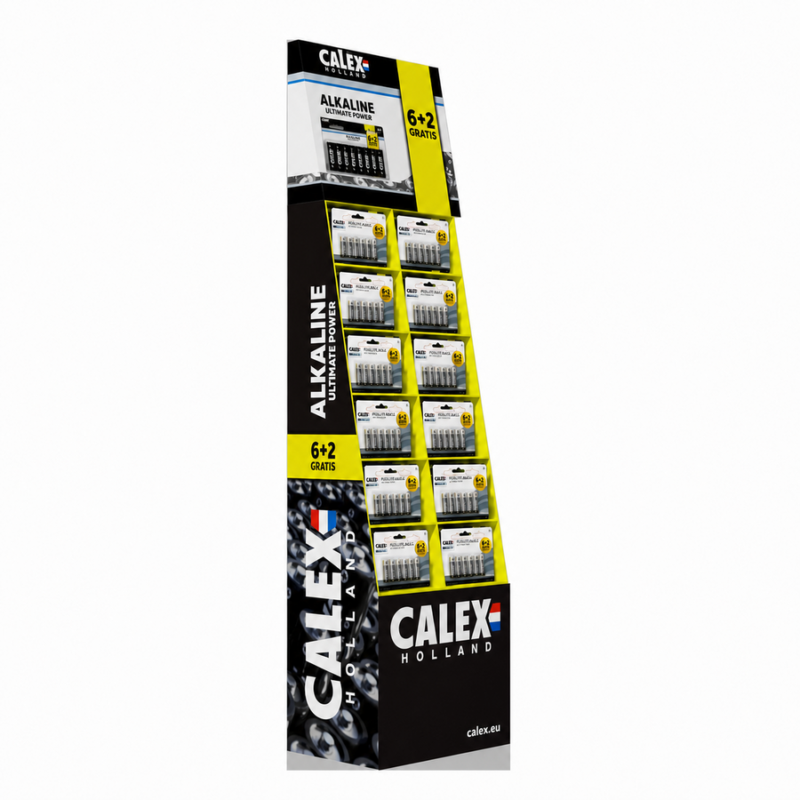Vloer Display 6+2, 80 AA en 50 AAA blisters 8 stuks-1