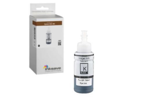  Inksave Epson 664 BK Flesje 