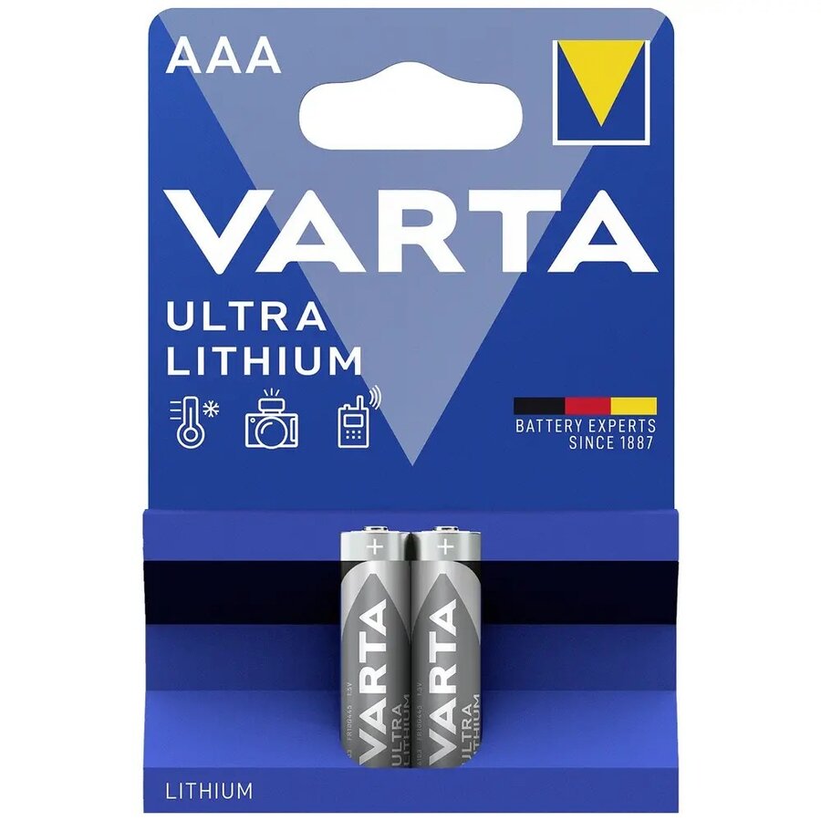 AAA Lithium blister 2-1