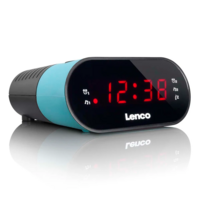 thumb-FM Wekkerradio met slaaptimer en dubbele alarm functie - Blauw-2