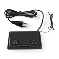 thumb-Wekkerradio LED 1x 3.5 mm Audio Input Tijdprojectie AM/FM Snoozefunctie Slaaptimer Zwart-9