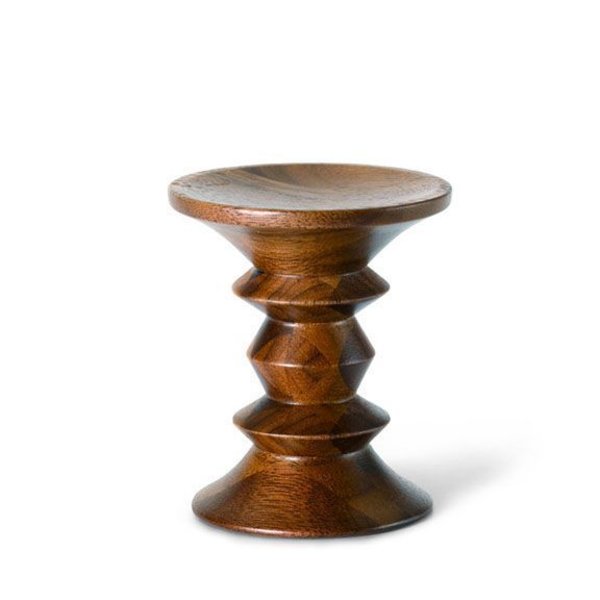 Eames Inspired Walnut Stool - Model C