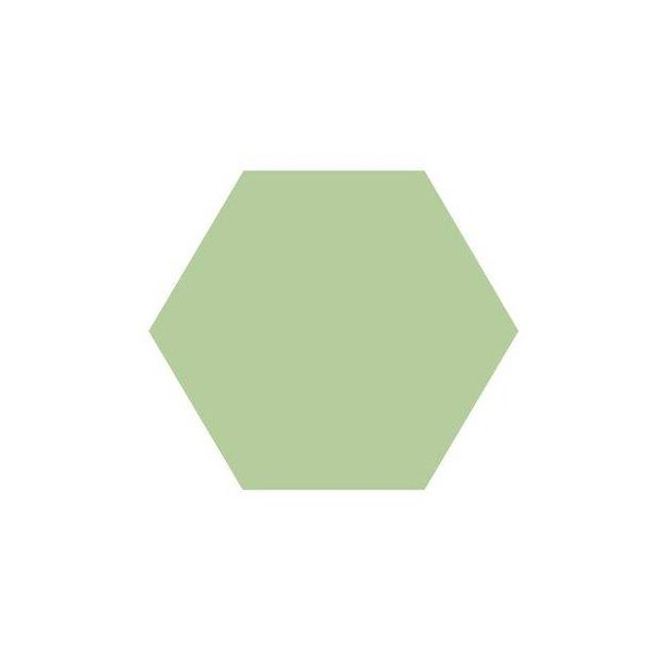Hexagon Tegel Pistache - Per 0.5M²