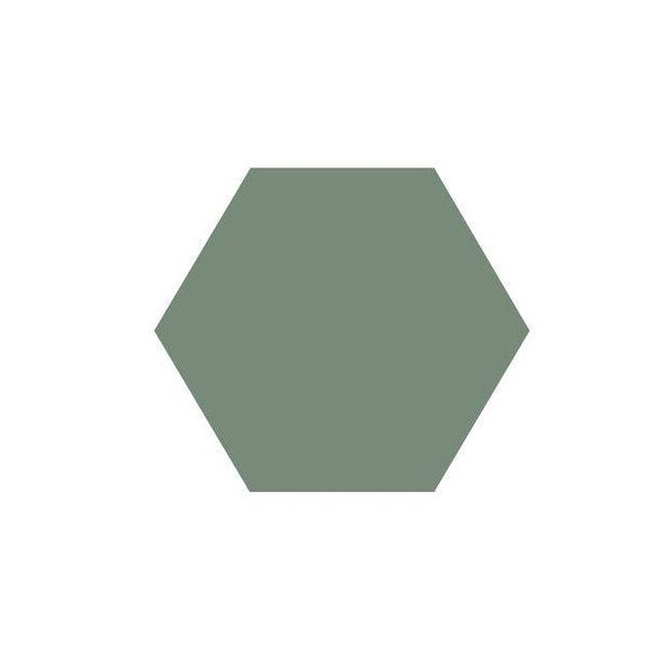 Hexagon Tegel Lichtgroen - Per 0.5M²