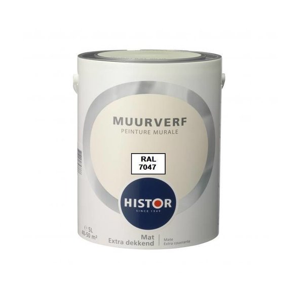 Muurverf RAL 7047 (1 Liter)