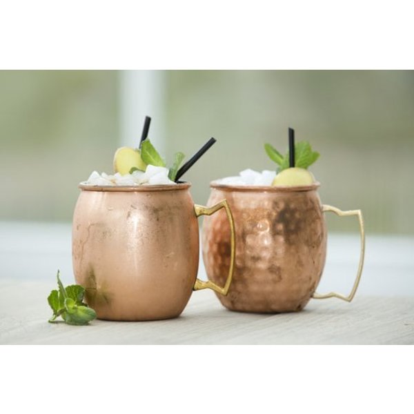 Moscow Mule Cocktailbeker Geslagen Koper - (2 stuks)