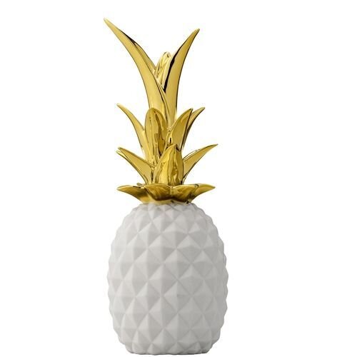 Bloomingville Ananas Wit/Goud 