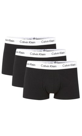 Calvin Klein Low Rise Trunks boxershorts in uni in 3-pack