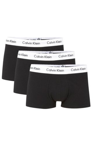 Calvin Klein Low Rise Trunks boxershorts in uni in 3-pack 