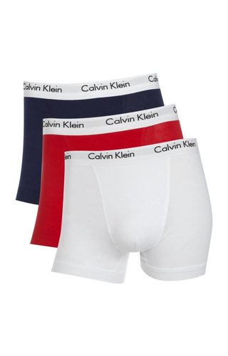 Calvin Klein Low Rise Trunks boxershorts in uni in 3-pack 