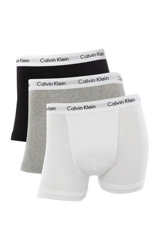 Calvin Klein Low Rise Trunks boxershorts in uni in 3-pack 