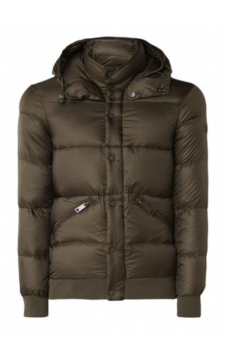 Armani Daunenjacke mit abnehmbarer Kapuze 