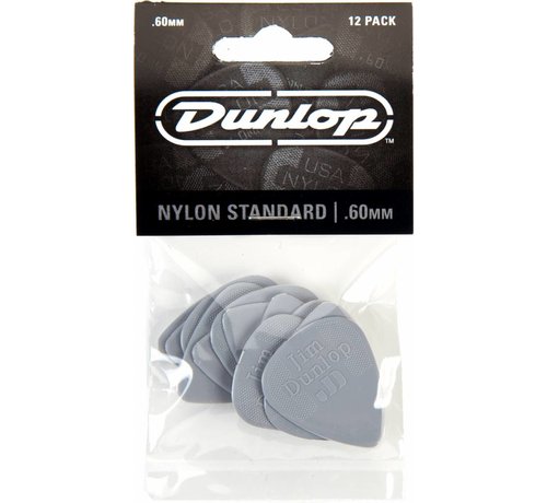 Dunlop Dunlop 12-pack standaard plectrums .60mm