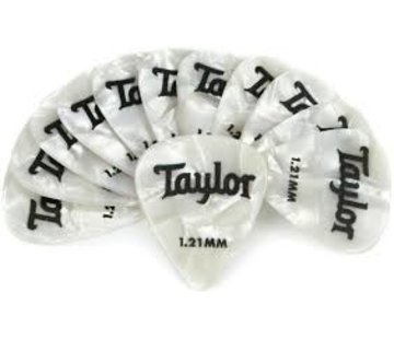 Taylor Taylor 12 Premium Celluloid plectrums White Pearle