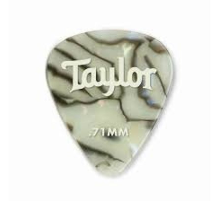 Taylor 12 Premium Celluloid plectrums Abalone