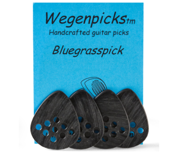 Wegen Picks Wegen Picks 1.2mm Bluegrasspick ZWART