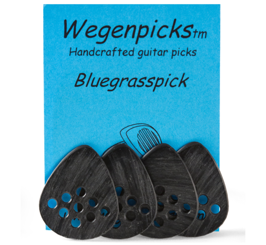 Wegen Picks 1.0mm Bluegrasspick ZWART