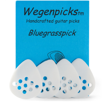 Wegen Picks Wegen Picks 1.2mm Bluegrasspick WIT