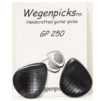 Wegen Picks Wegen Picks 2.5mm GP250 Zwart