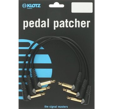 Klotz  Klotz Pedal Patcher 3 stuks 0,15 meter | gitaarkabel