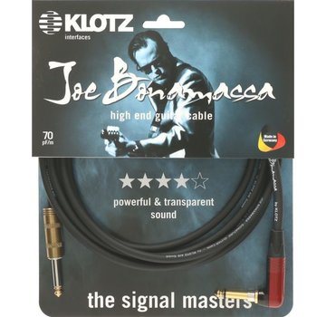 Klotz  Klotz Joe Bonamassa Gitaarkabel met gehoekte silentPLUG - 6 meter