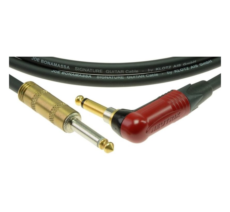 Klotz Joe Bonamassa Gitaarkabel met gehoekte silentPLUG - 6 meter